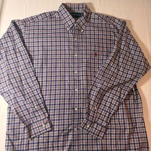 Ralph Lauren Blake 100% cotton  Plaid Button-Down Shirt S-L